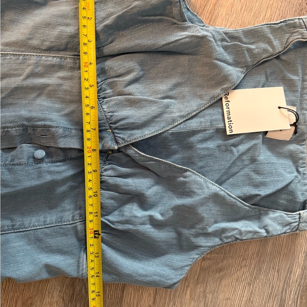 Reformation Sebastien Denim Midi Dress - Picture 5 of 6